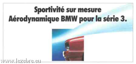 BMW aerodynamique